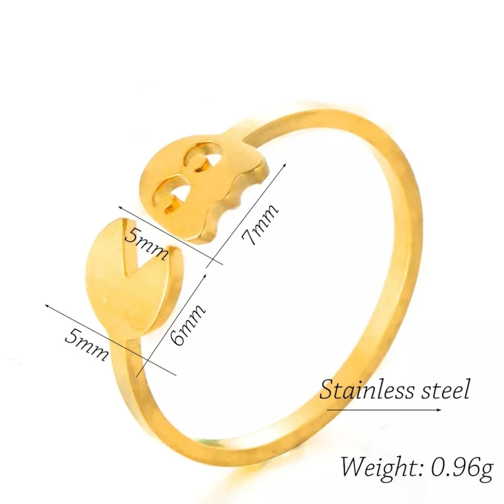 Metal Pacman Ring